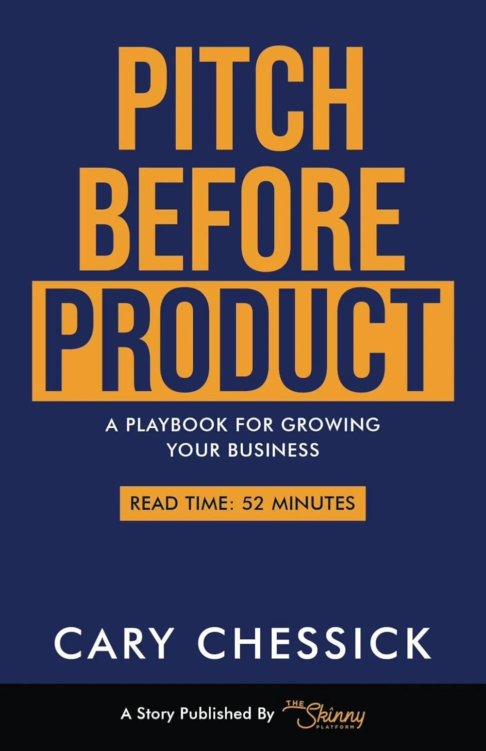 Pitch Before Product Book Cover